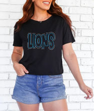 Load image into Gallery viewer, Lions Outline Sparkle (flat sequins)