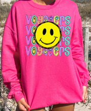 Load image into Gallery viewer, Woodrow Wilson Elementary Voyagers Stacked Bright Smiley