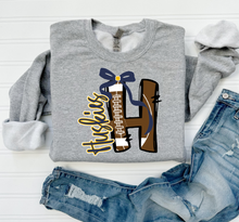 Load image into Gallery viewer, Huskies Football Letter H Bow