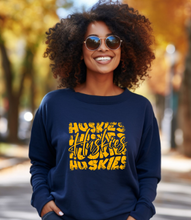 Load image into Gallery viewer, PHN Stacked Huskies Distressed