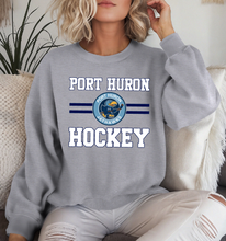 Load image into Gallery viewer, Port Huron Jayhawks Logo Stripes