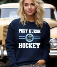 Load image into Gallery viewer, Port Huron Jayhawks Logo Stripes