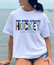 Load image into Gallery viewer, Port Huron Jayhawks Leopard Hockey Mom (sis, etc)
