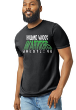 Load image into Gallery viewer, Holland Woods Middle School Faded Warriors Wrestling