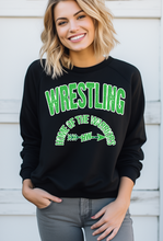 Load image into Gallery viewer, Holland Woods Middle School Curved Wrestling Home of the Warriors