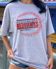 Load image into Gallery viewer, Port Huron High School Softball Redhawks Circle Stitches