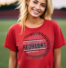 Load image into Gallery viewer, Port Huron High School Softball Redhawks Circle Stitches