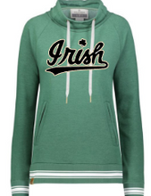 Load image into Gallery viewer, Emmett Irish Baseball Ladies Funnel Neck Pull Over