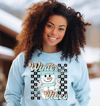 Load image into Gallery viewer, Winter Vibes Snowman Checkered