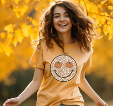 Load image into Gallery viewer, Distressed Pumpkin Smile Shirt