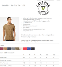 Load image into Gallery viewer, USA Puff Print Blue Star Tee