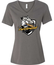 Load image into Gallery viewer, FGLL Ladies Relaxed V-neck T-Shirt