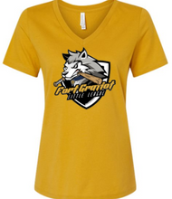 Load image into Gallery viewer, FGLL Ladies Relaxed V-neck T-Shirt