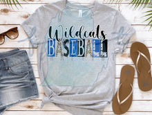 Load image into Gallery viewer, Baseball Leopard Stamped Name Customizable Shirt