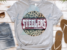 Load image into Gallery viewer, Leopard Circle Mascot Customizable Shirt