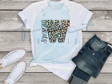 Load image into Gallery viewer, Leopard Initial Mascot Customizable Shirt