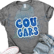 Load image into Gallery viewer, Distressed Burst Mascot Customizable Shirt
