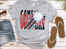 Load image into Gallery viewer, Retro Game Day Volleyball Customizable Shirt