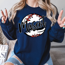 Load image into Gallery viewer, Split Baseball Mascot Name Customizable