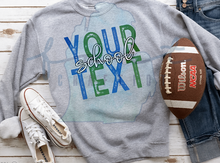 Load image into Gallery viewer, Custom School Mascot Customizable Shirt