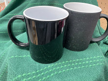 Load image into Gallery viewer, Custom 11 oz Glossy Black to White Color Changing Ceramic Mug