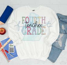 Load image into Gallery viewer, Pastel Grade Vibes or Teacher Customizable Shirt