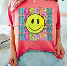 Load image into Gallery viewer, Bright Stacked Smile Customizable Shirt