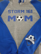 Load image into Gallery viewer, Colorblock Royal Raglan Hoodie with Print