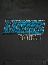 Load image into Gallery viewer, Lions Football Sparkle (flat sequins)