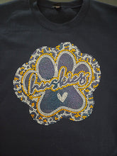 Load image into Gallery viewer, Huskies Paw Leopard Sparkle (flat sequins)
