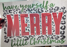 Load image into Gallery viewer, Have Yourself A Merry Little Christmas Leopard Rectangle