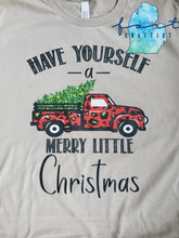 Load image into Gallery viewer, Have Yourself A Merry Little Christmas Red Leopard Truck