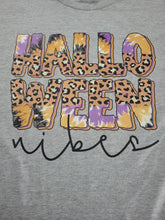 Load image into Gallery viewer, Halloween Vibes Leopard Tie Dye XL Tee