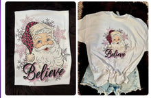 Load image into Gallery viewer, Pink Leopard Believe Santa