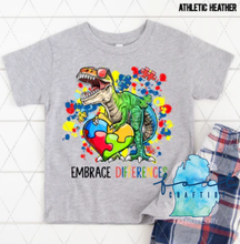 Load image into Gallery viewer, Autism Embrace Differences Shirt