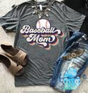 Load image into Gallery viewer, Retro Baseball Mom Shirt