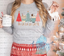 Load image into Gallery viewer, Fa La La La Latte