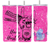 Load image into Gallery viewer, Hair Hustler Pink or Silver Tumbler