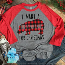 Load image into Gallery viewer, I Want A Hippopotamus Buffalo Plaid
