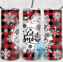 Load image into Gallery viewer, Let It Snow Tumbler