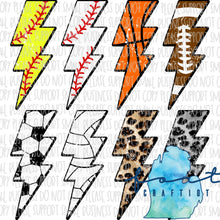 Load image into Gallery viewer, Custom Name Lightning Bolt Sport PREORDER
