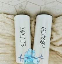 Load image into Gallery viewer, Custom Basketball 20 oz Skinny Tumbler