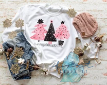 Load image into Gallery viewer, Pink and Black Christmas Trees