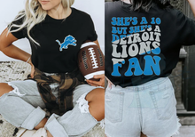 Load image into Gallery viewer, She's a 10 Detroit Lions Fan