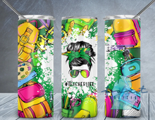 Load image into Gallery viewer, Teacher Life Messy Bun Tumbler