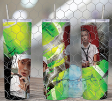 Load image into Gallery viewer, Custom Tennis 20 oz Skinny Tumbler