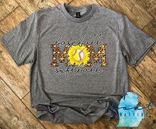 Load image into Gallery viewer, Sunflower Baseball/Softball Mom Shirt