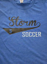 Load image into Gallery viewer, Storm Soccer Rectangle Swoosh with Number
