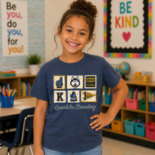 Load image into Gallery viewer, Keewahdin Elementary Little Huskies Spirit Stamp Collage
