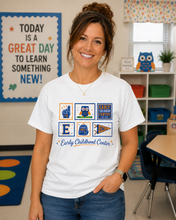 Load image into Gallery viewer, Early Childhood Center Owls Spirit Stamp Collage
